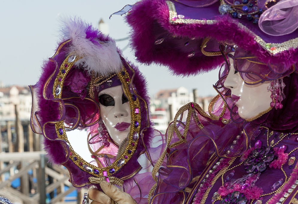 carnevale di venezia Silver Girl
