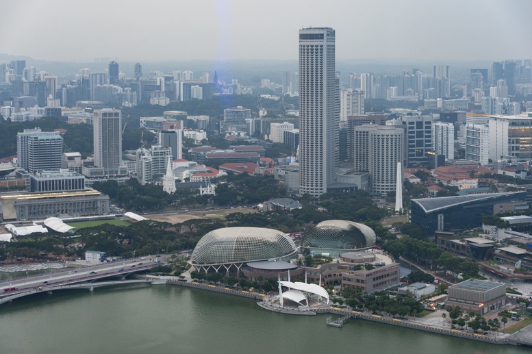 marina bay mandarin rooftop view