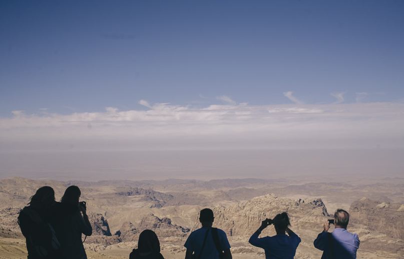 jordan tourists desert