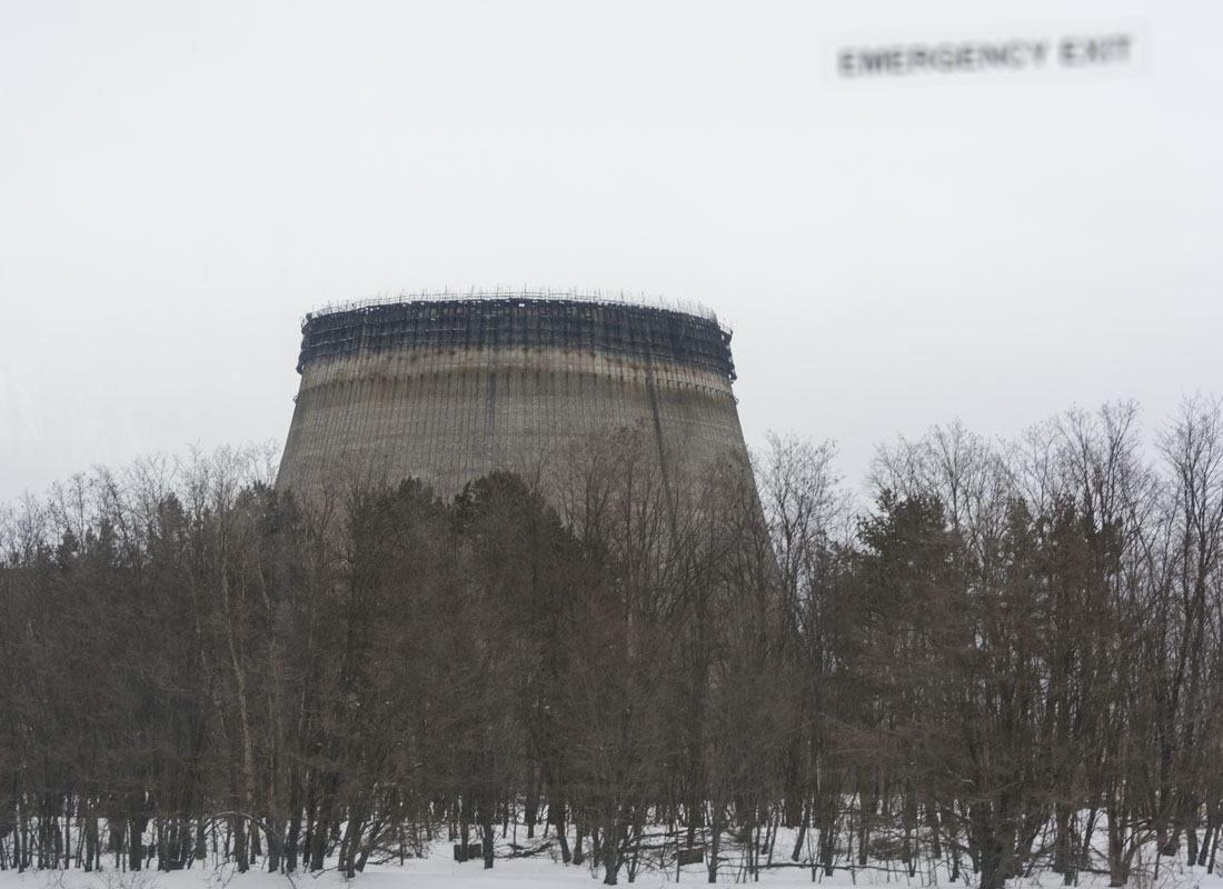 chernobyl exclusion zone cooling tower