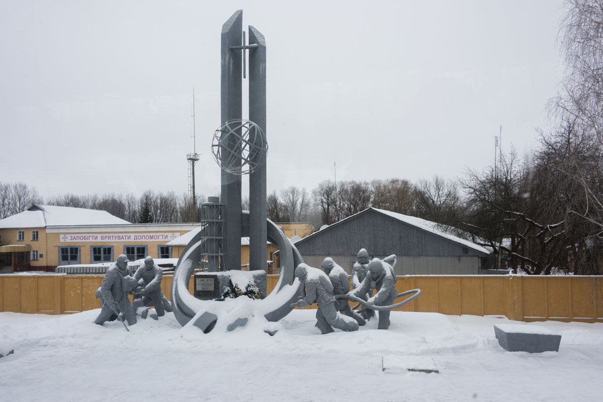 chernobyl fire brigades monument