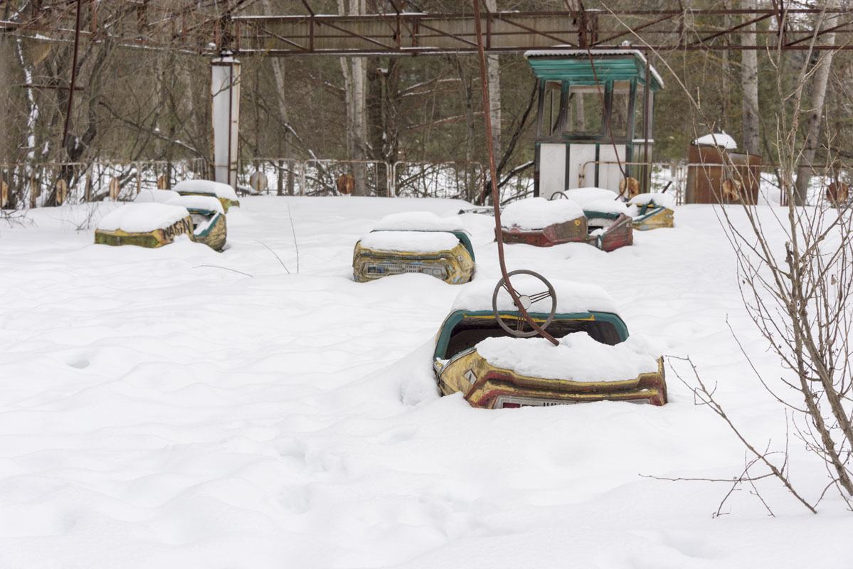 chernobyl playground snow