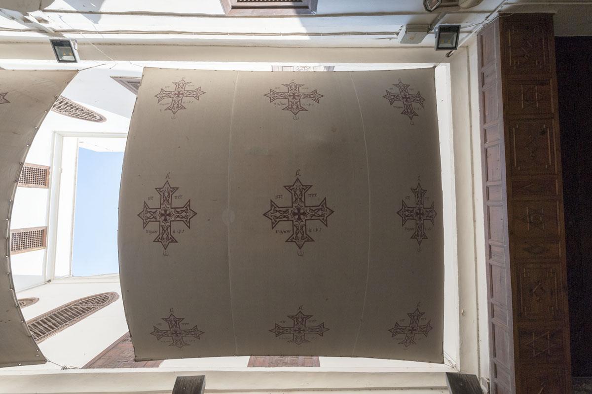 coptic church ceiling