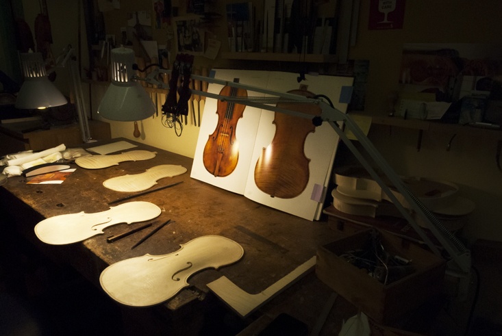 Edgar russ Violin workshop