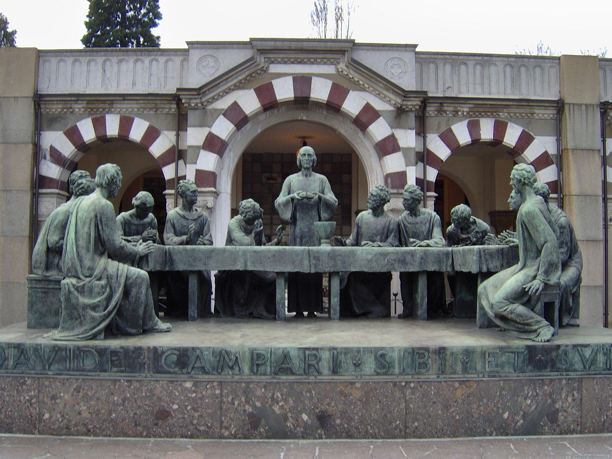 Last Supper at Cimitero Monumentale