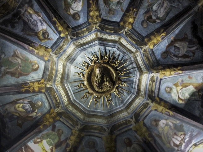 milan santa maria alla fontana ceiling