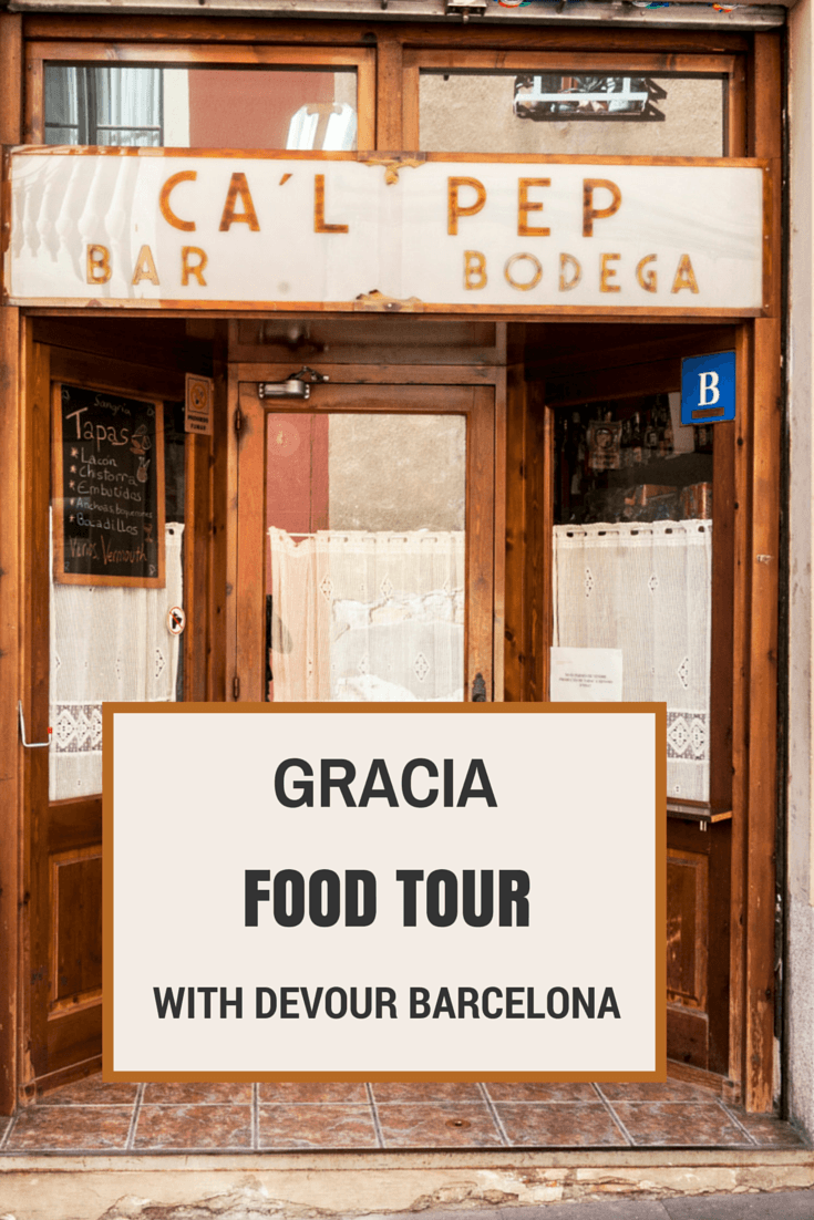 Gracia food tour pin