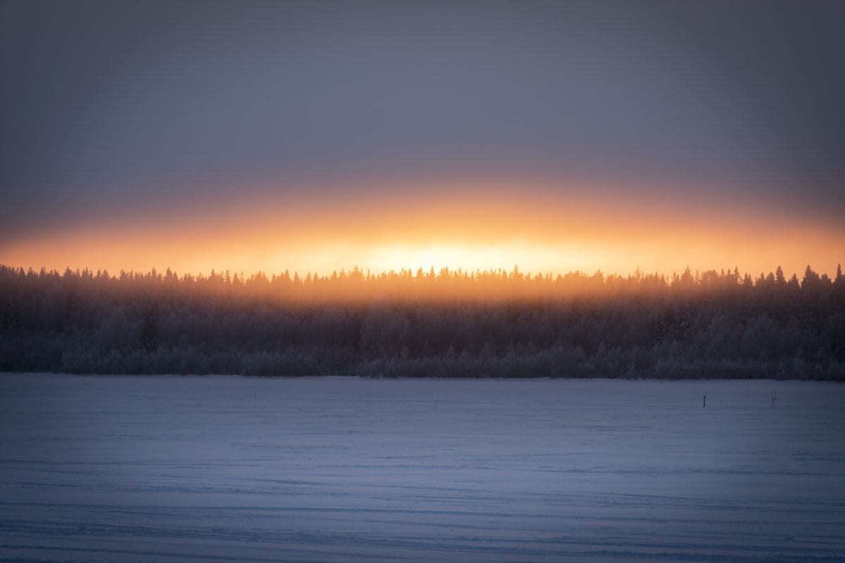 visit kemi finland winter sunset
