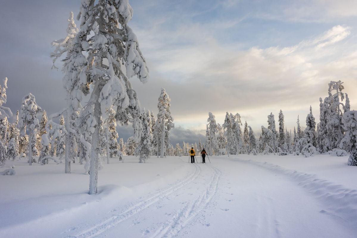 salla x country ski finland