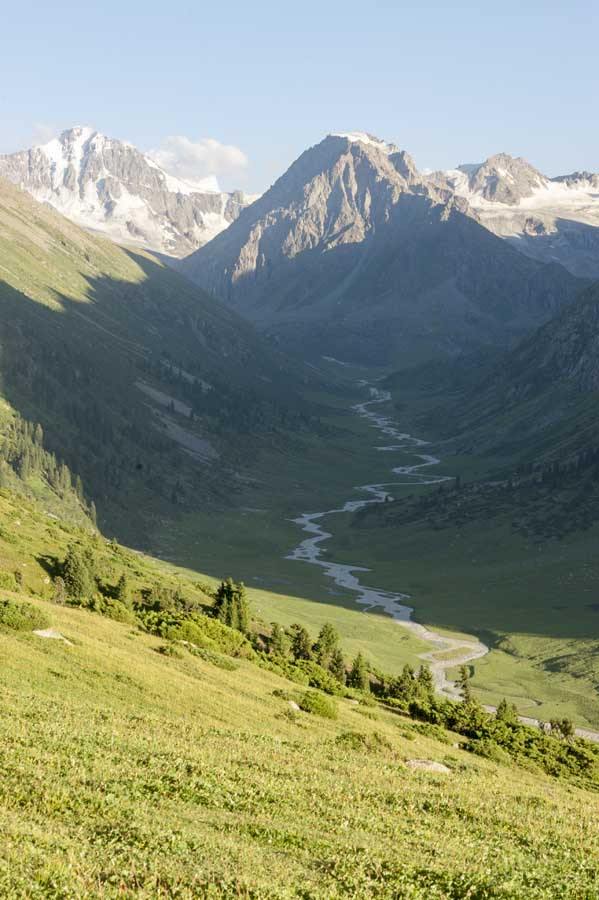 kyrgyzstan turgen ak suu glacier