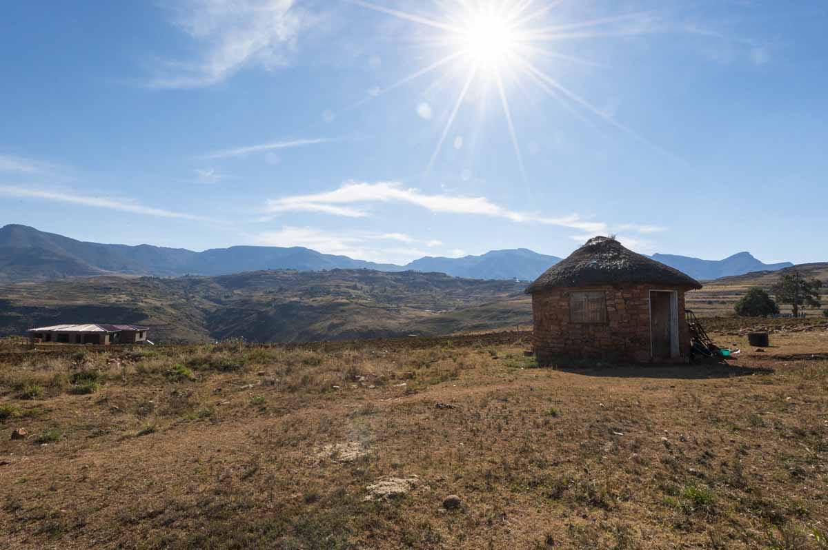 lesotho rondavel malealea lodge