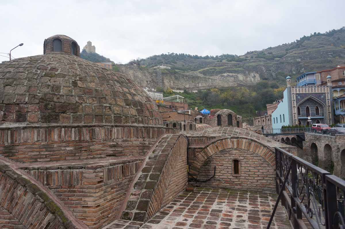 sulphur baths old town tbilisi abanotubani