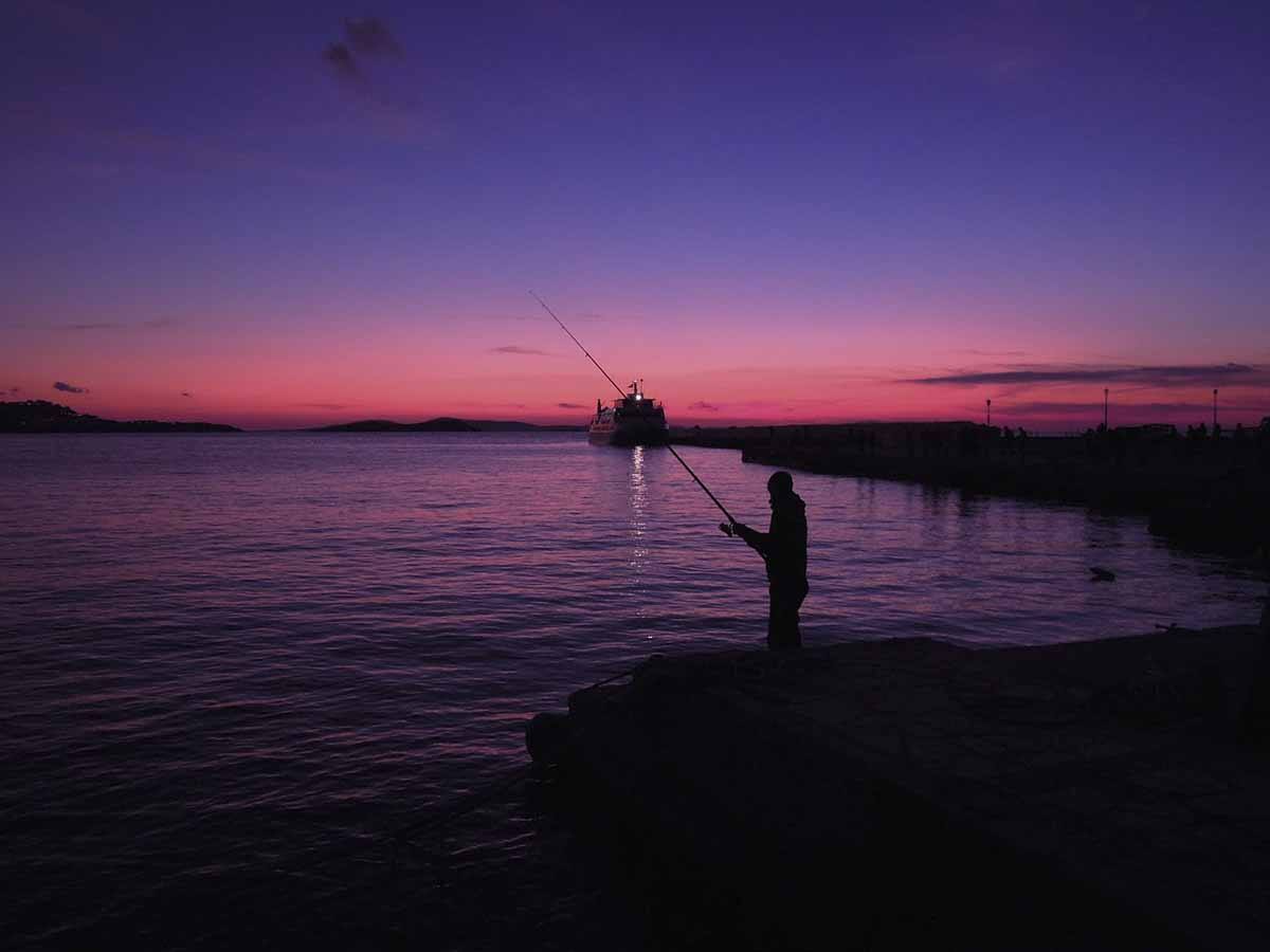 mykonos fisherman twilights