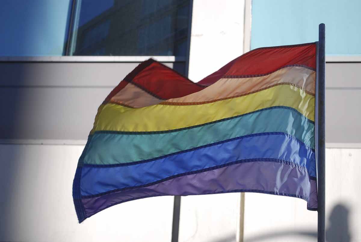 gay milan rainbow flag