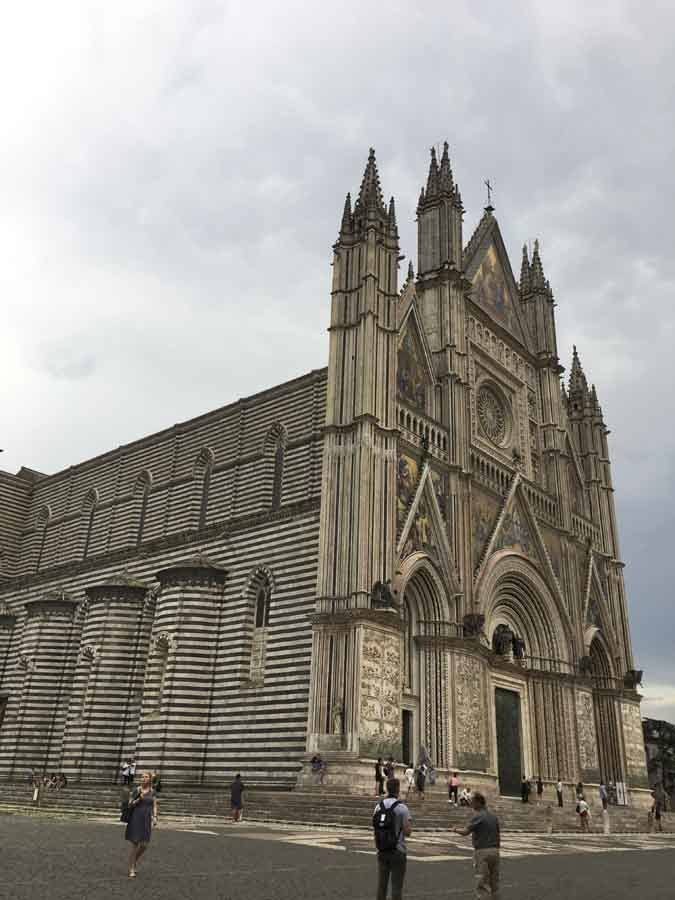 orvieto, itália em junho de