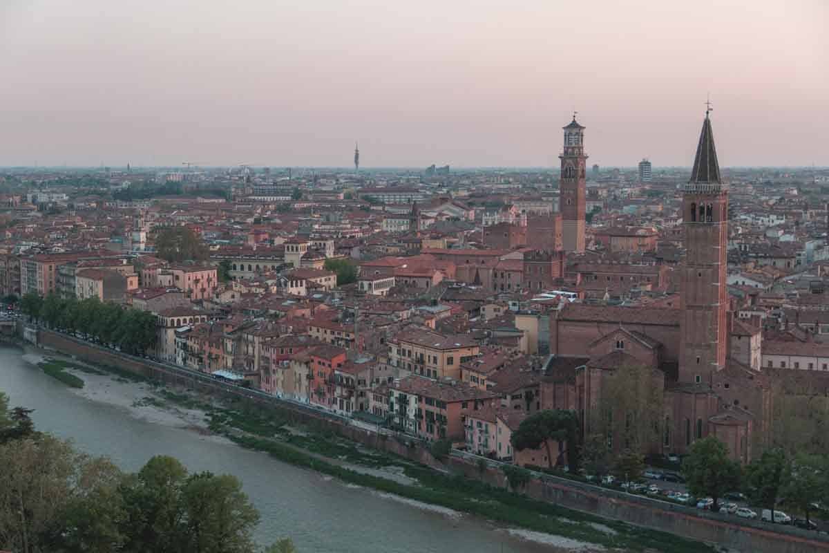  verona Italien i juni